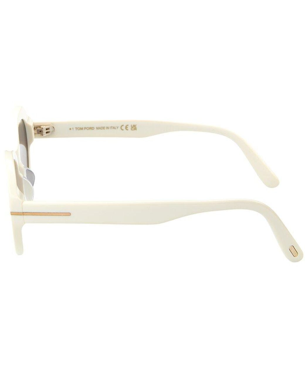 Tom Ford White 53Mm Sunglasses