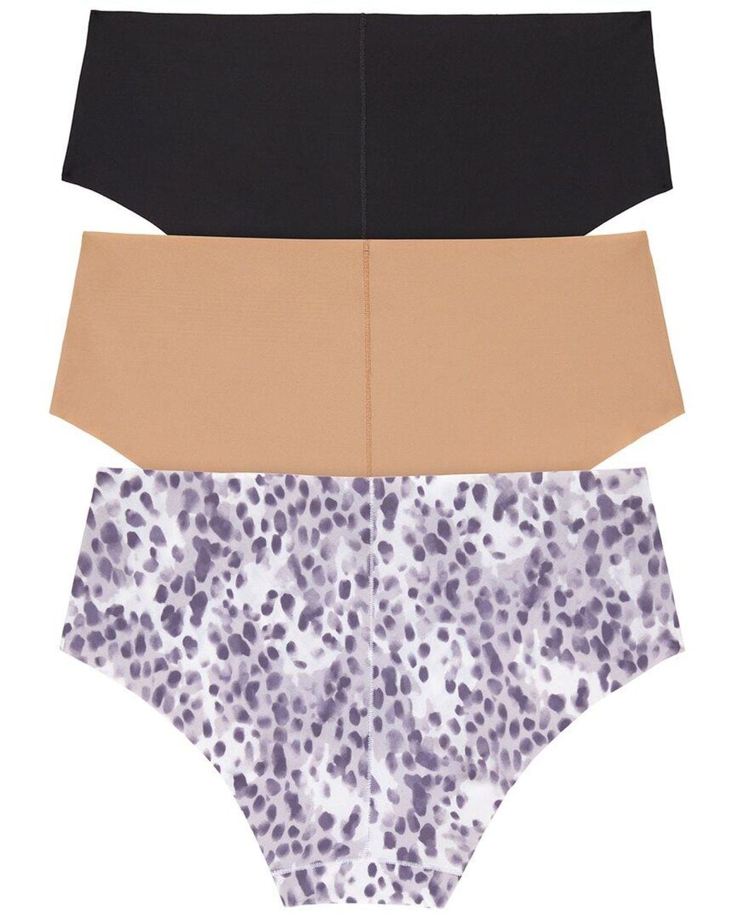 DKNY Purple Set Of 3 Cut Anywear Hipster