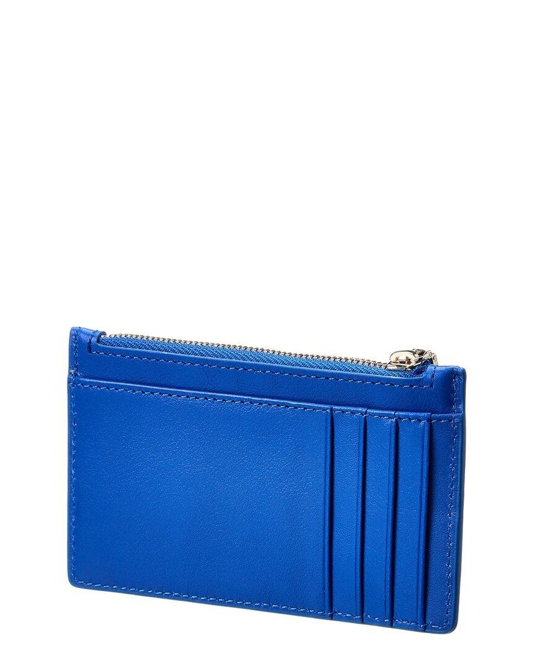 Ted Baker Garcia Zip Leather Card Holder in Blue | Lyst