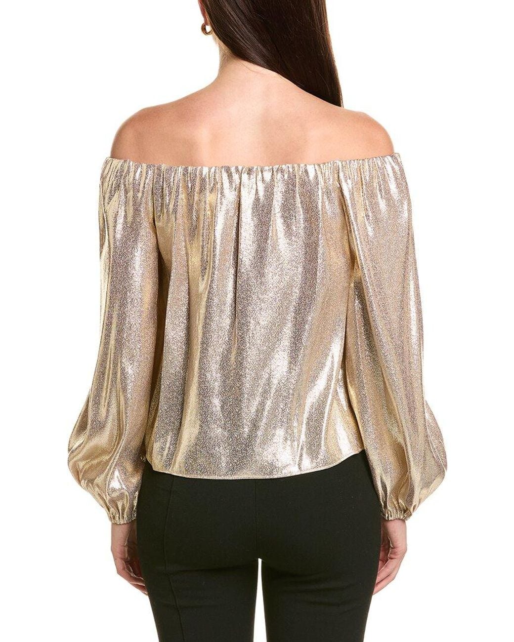 Ramy Brook Natural Esther Silk-Blend Top