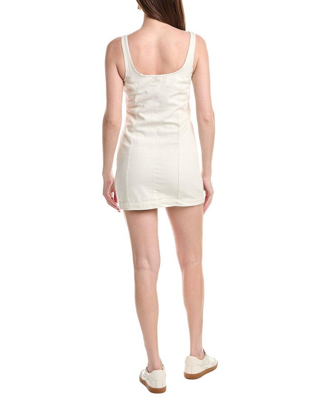Saltwater Luxe White Tank Mini Dress