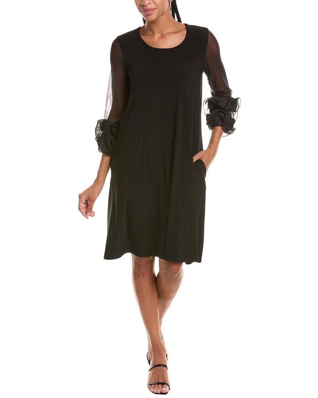 Joseph Ribkoff Black Midi Dress