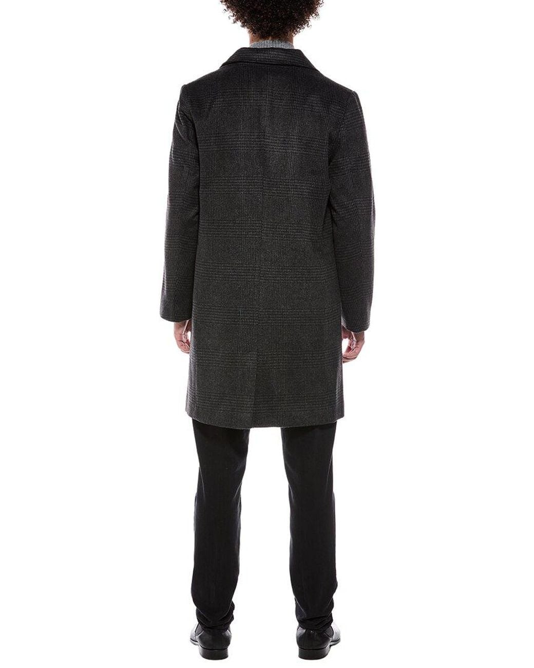 7 For All Mankind Black Long Coat for men
