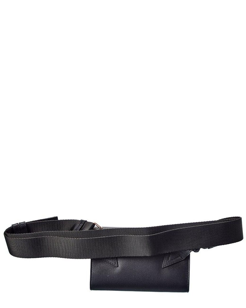 Medusa Biggie Leather Belt in Black - Versace