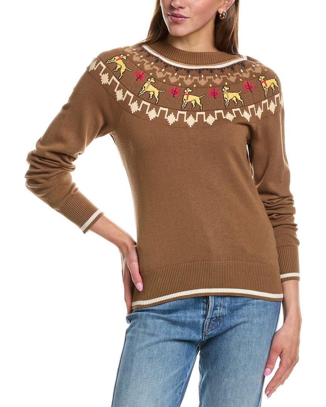 Rowing Blazers Blue Thanksgiving Fairisle Sweater
