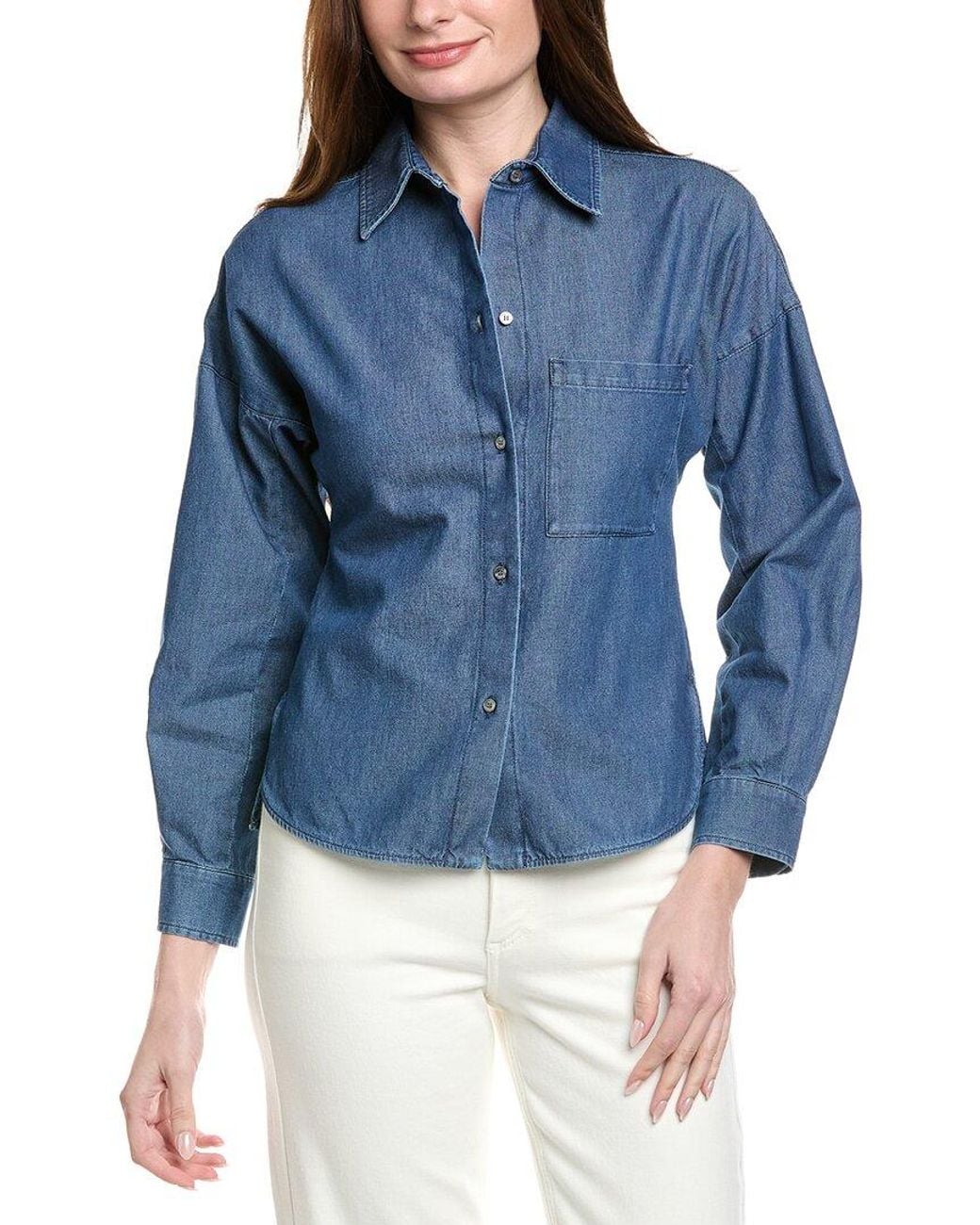 Max Mara Blue Weekend Nettare Denim Overshirt