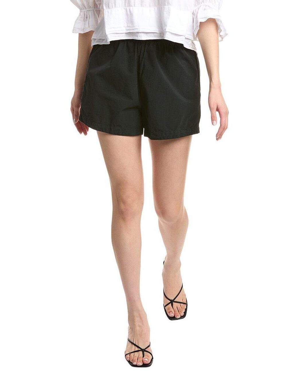 Nation Ltd Black Lincoln Slit Pant