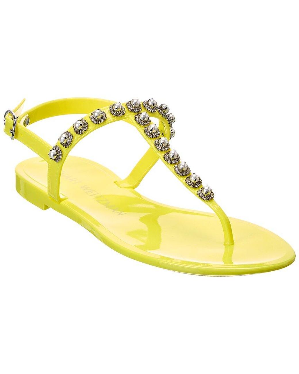 goldie pearly stud jelly sandals