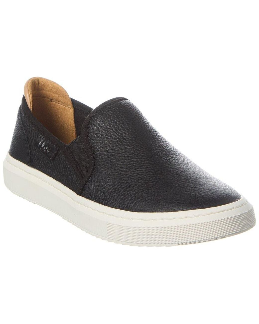 UGG Alameda Leather Slip-On Sneaker in Black | Lyst display picture 2