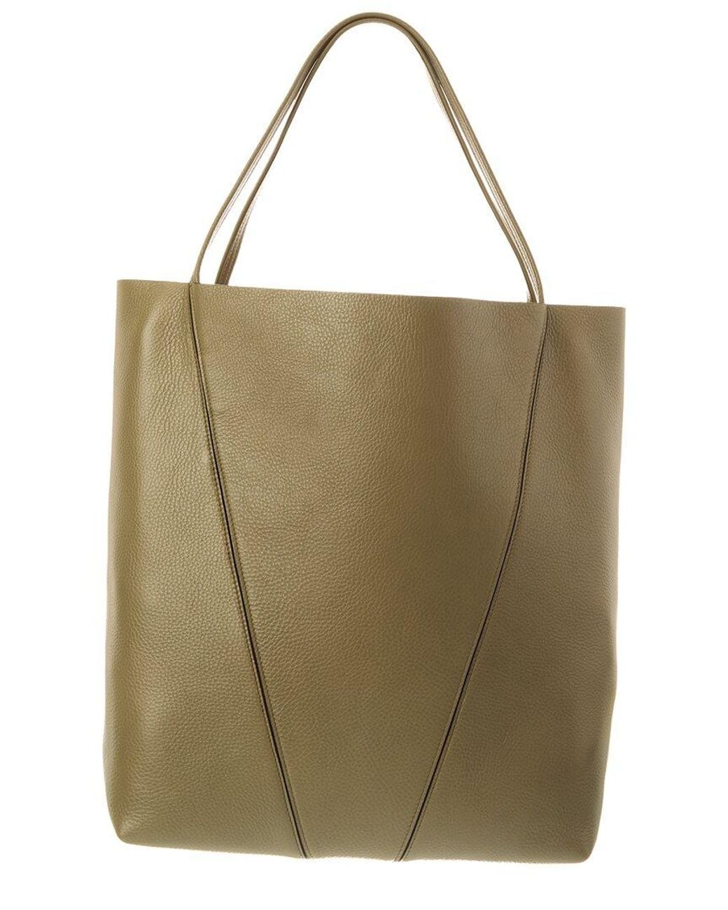 Chloé Green Leather Large Tote