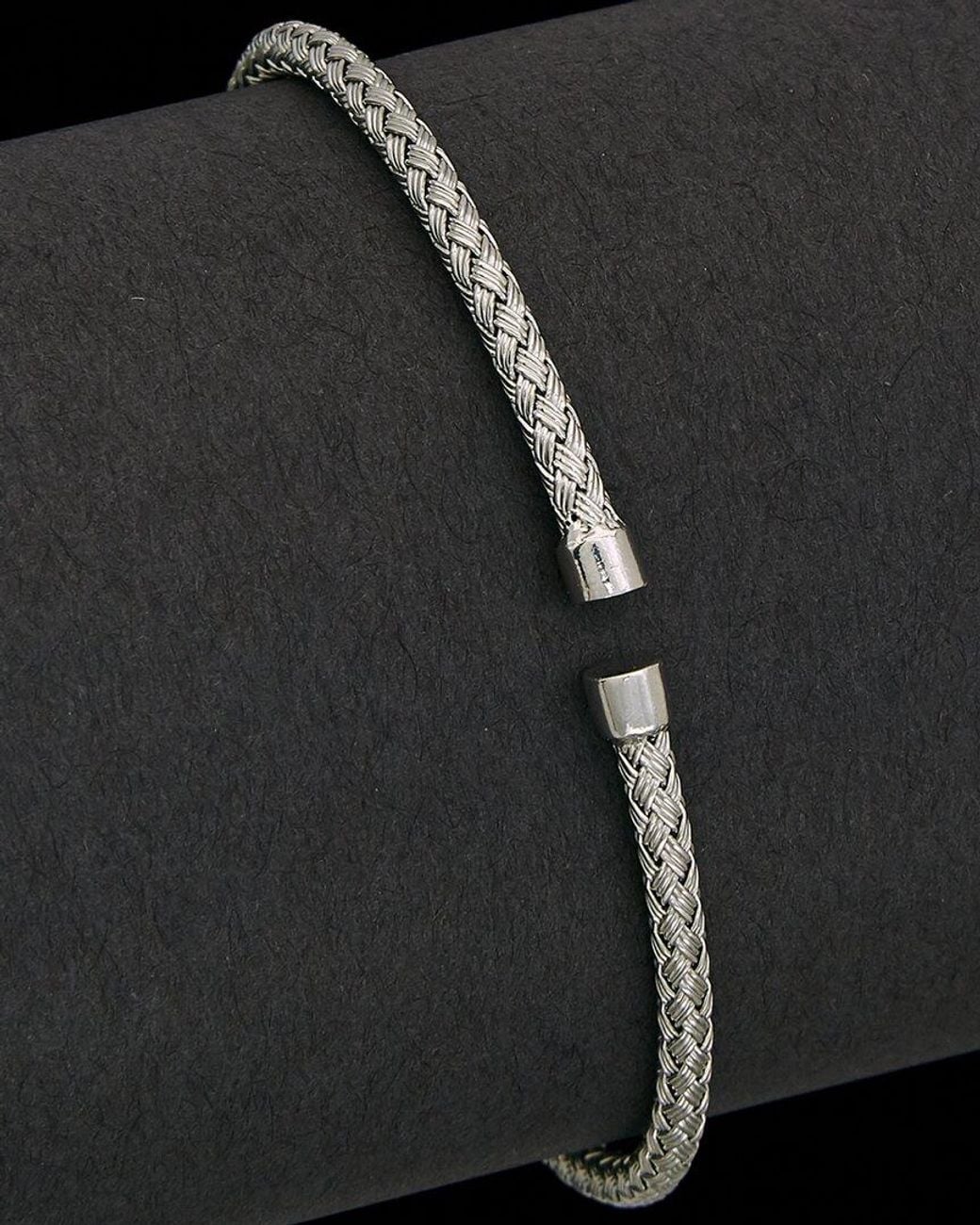 Meshmerise Black 18K Over 0.20 Ct. Tw. Diamond Bracelet