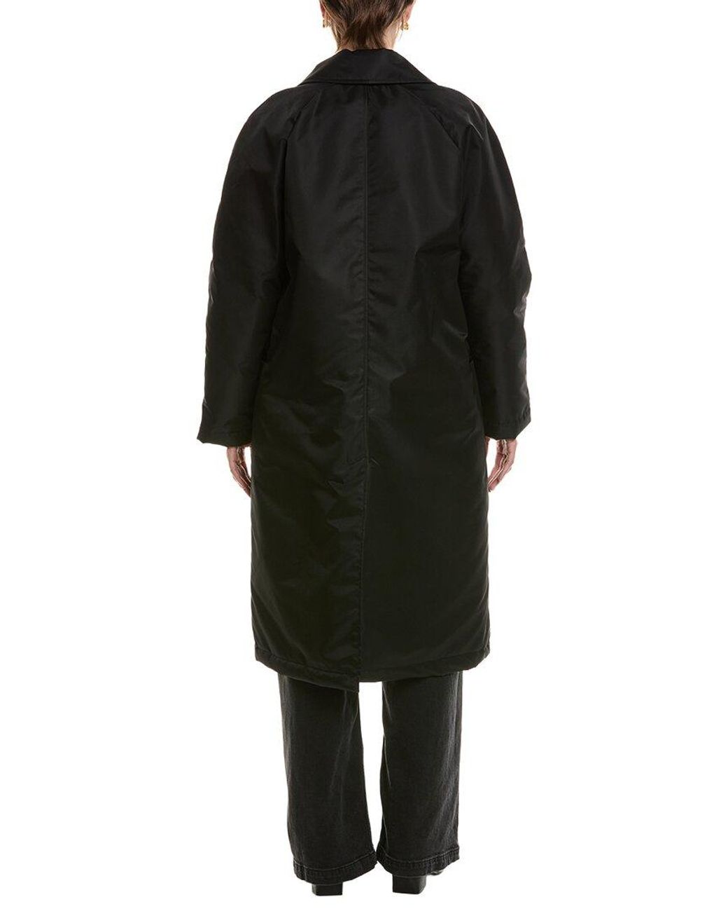Officine Generale Black Aneta Padded Jacket