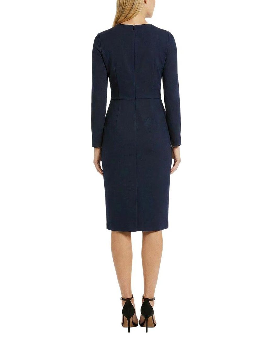 Maggy London Blue Midi Dress