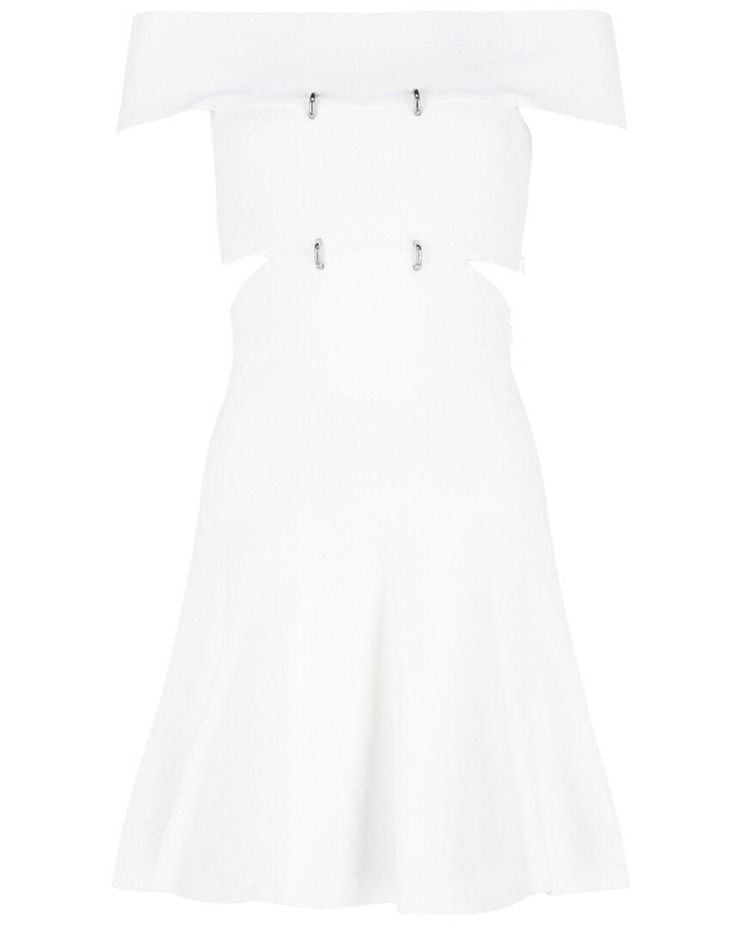 McQueen White Mini Dress