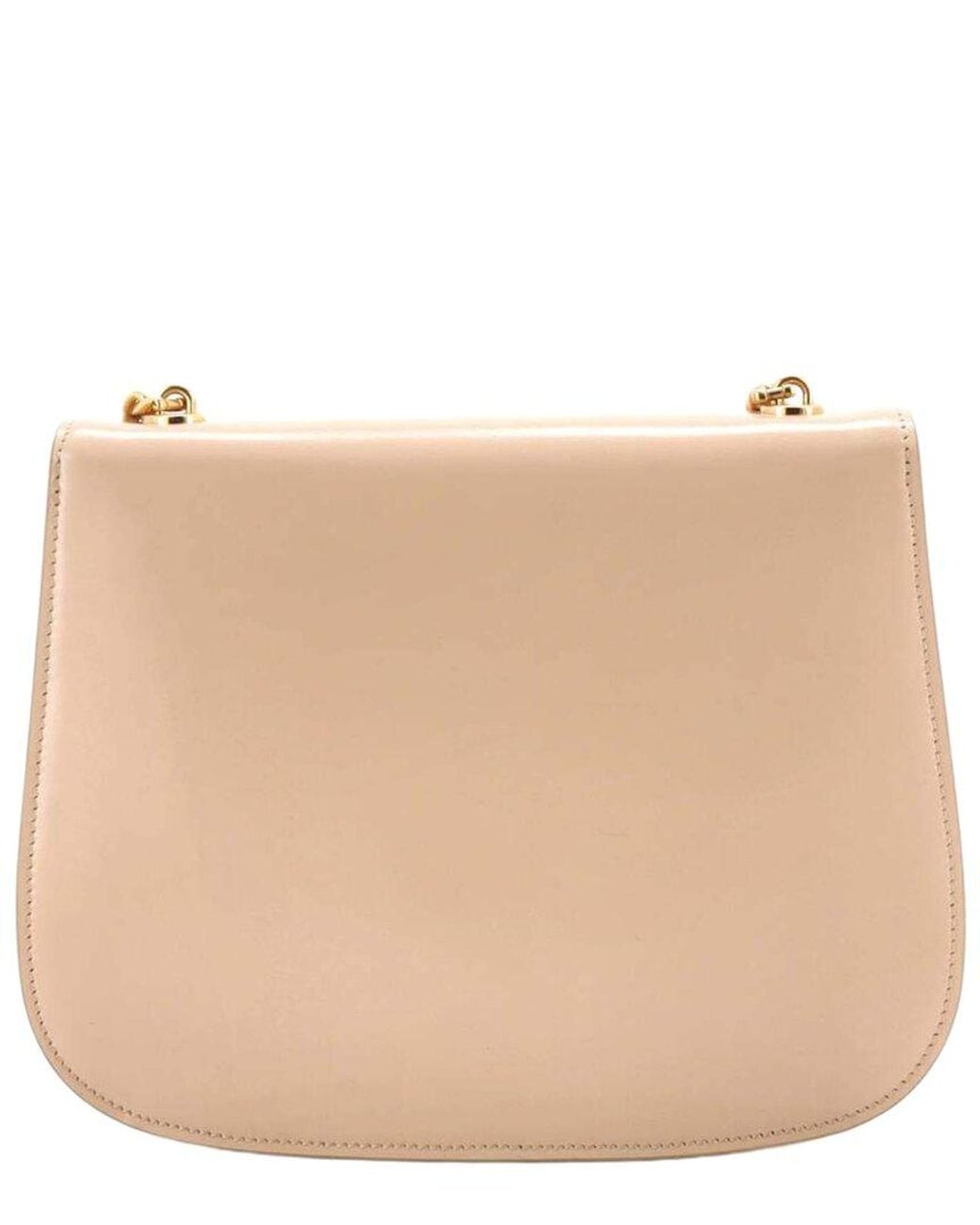 Céline Natural Besace Triomphe Shoulder Bag Smooth Small (authentic Pre-loved)