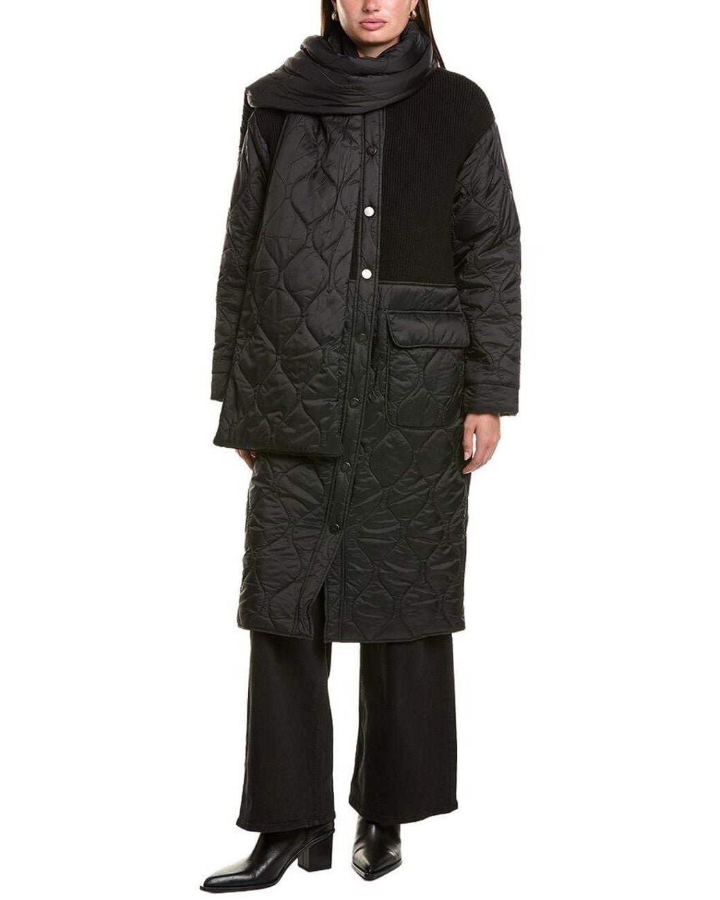 Ramy Brook Black Melanie Coat