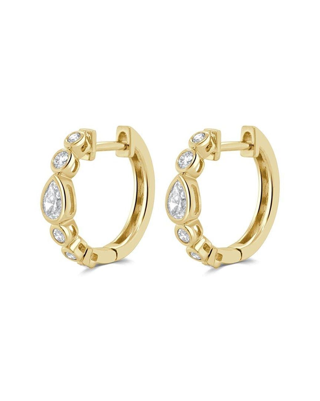 Sabrina Designs Metallic 14K 0.29 Ct. Tw. Diamond Earrings