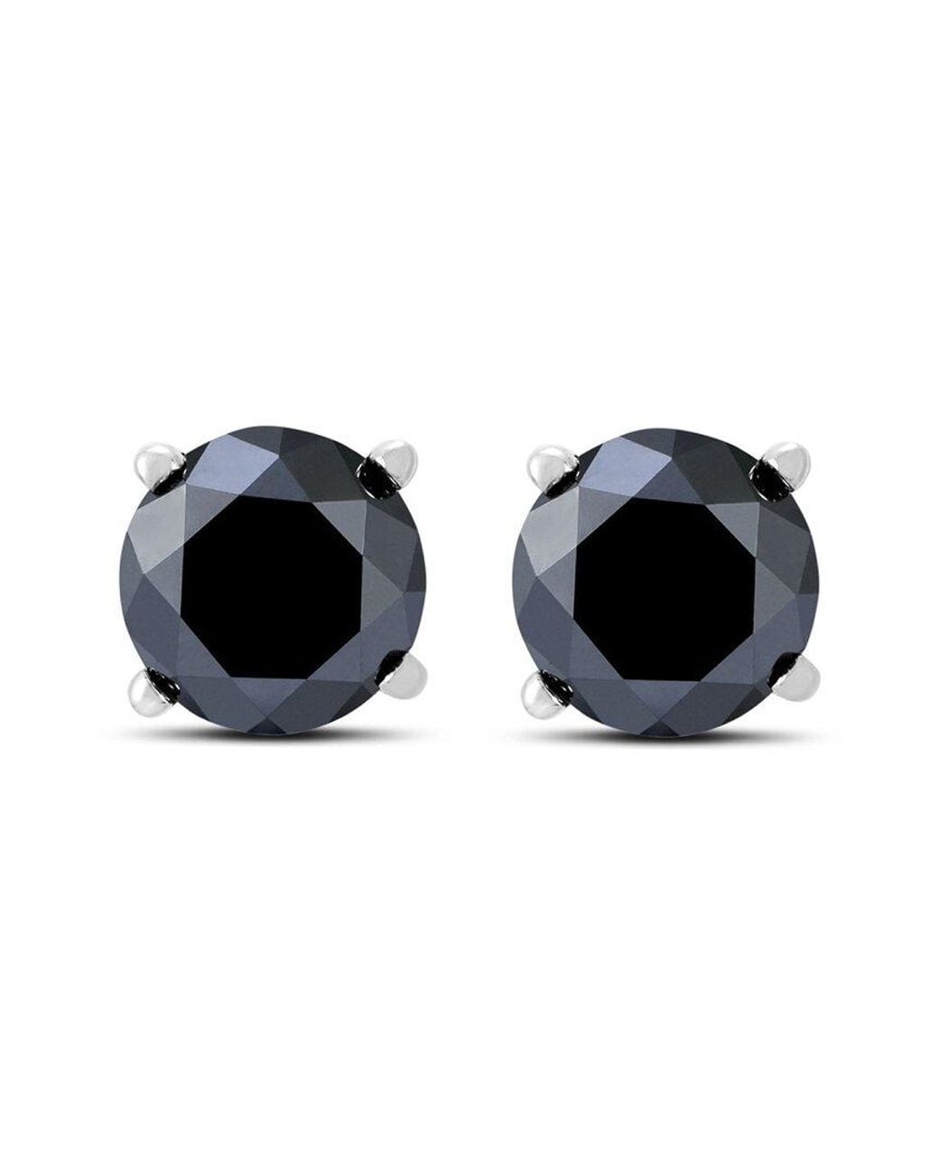 Diamond Select Cuts Black 14k 2.00 Ct. Tw. Diamond Earrings