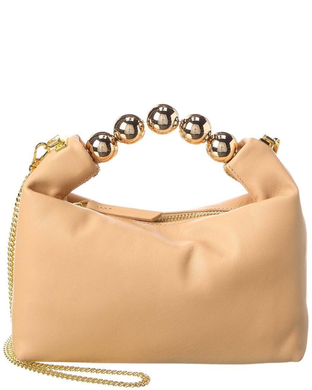 Tiffany & Fred Paris Brown Smooth Leather Top Handle Shoulder Bag