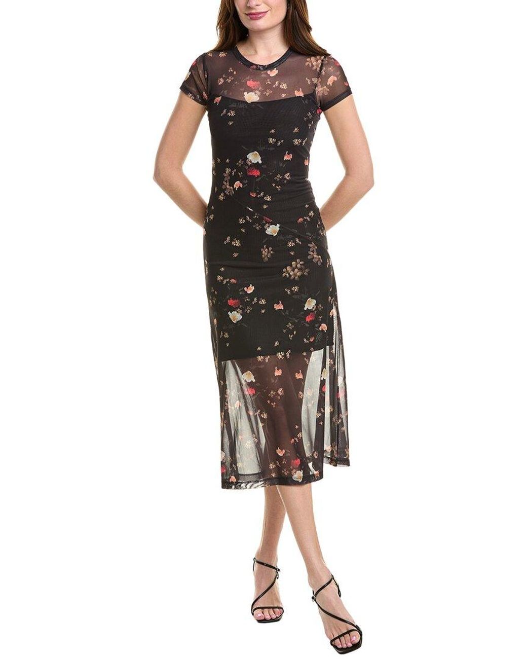 fitted lace wedding dress Kora Dress - Black main image 1