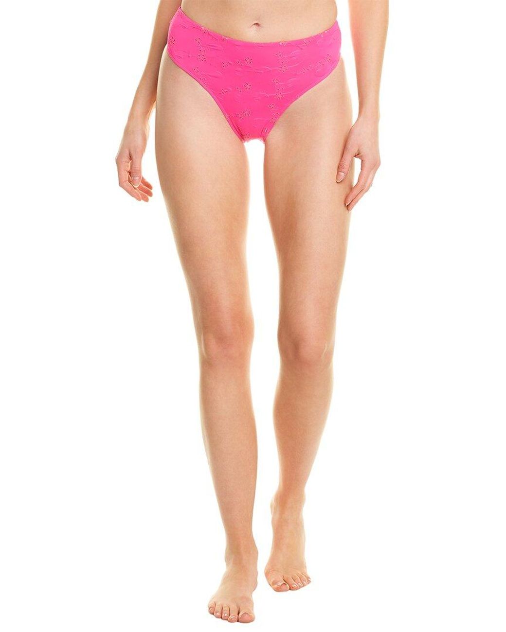Frankie's Bikinis Pink Jasper Bikini Bottom