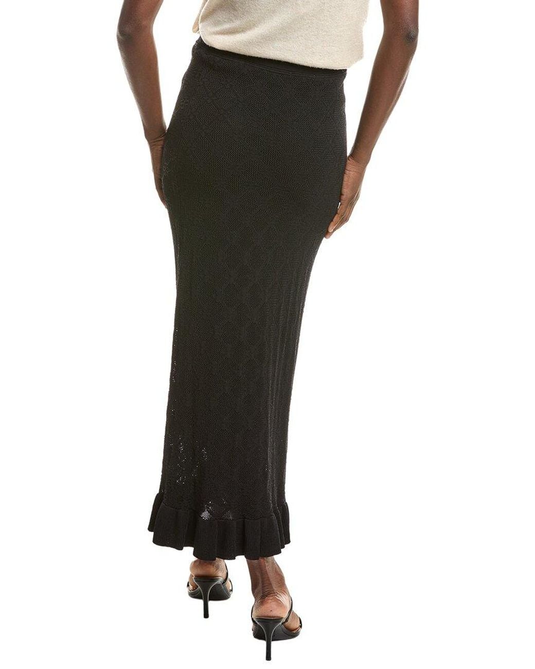 Z Supply Black Ramona Sweater Skirt
