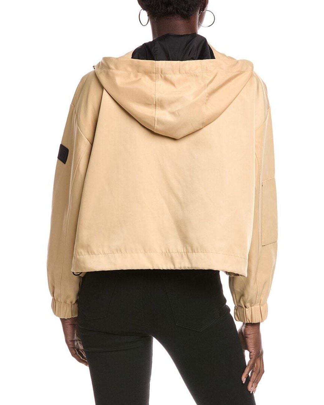 Dawn Levy Black Alba Short Rain Jacket
