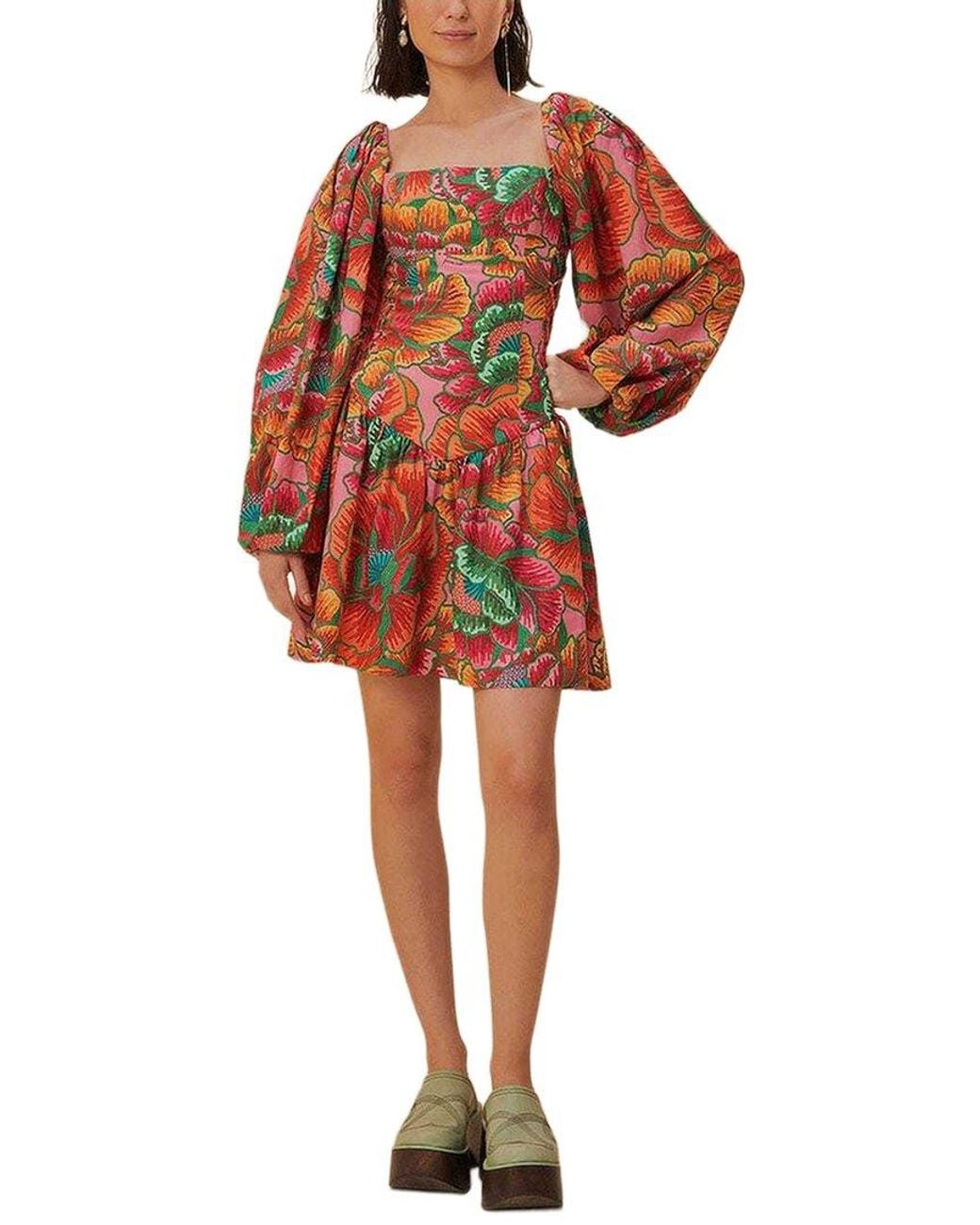 Farm Rio Red Mini Dress