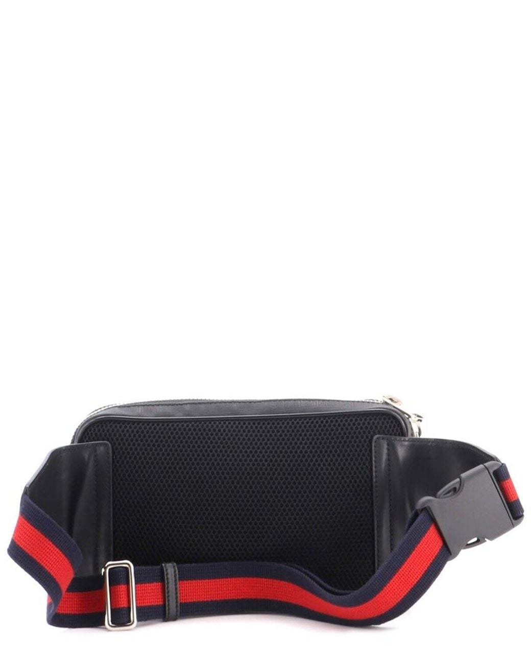 Gucci Gray Gg Coated Canvas Soft Zip Belt Bag Small (Authentic Pre-Loved)