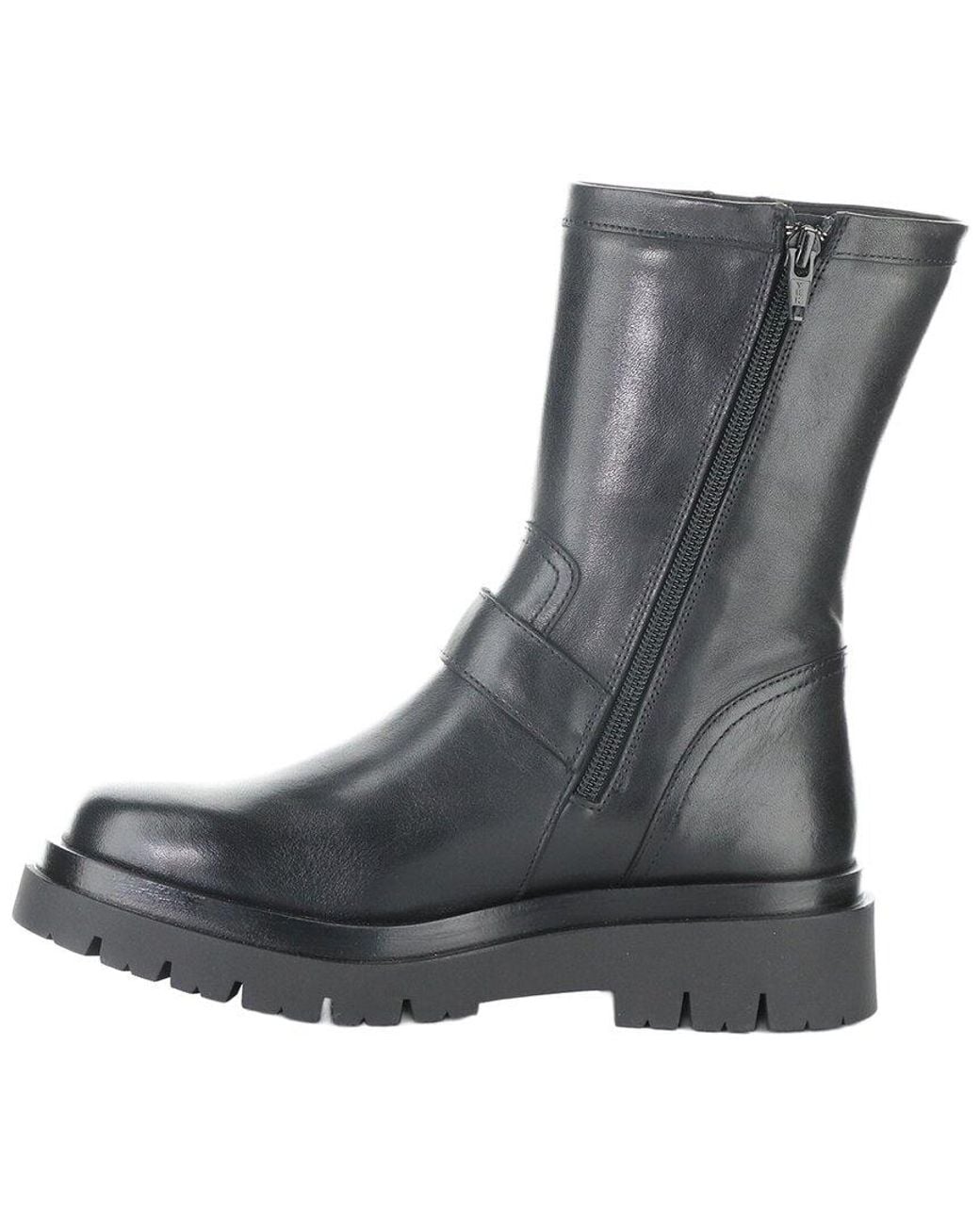 Bos. & Co. Gray Mich Leather Boot