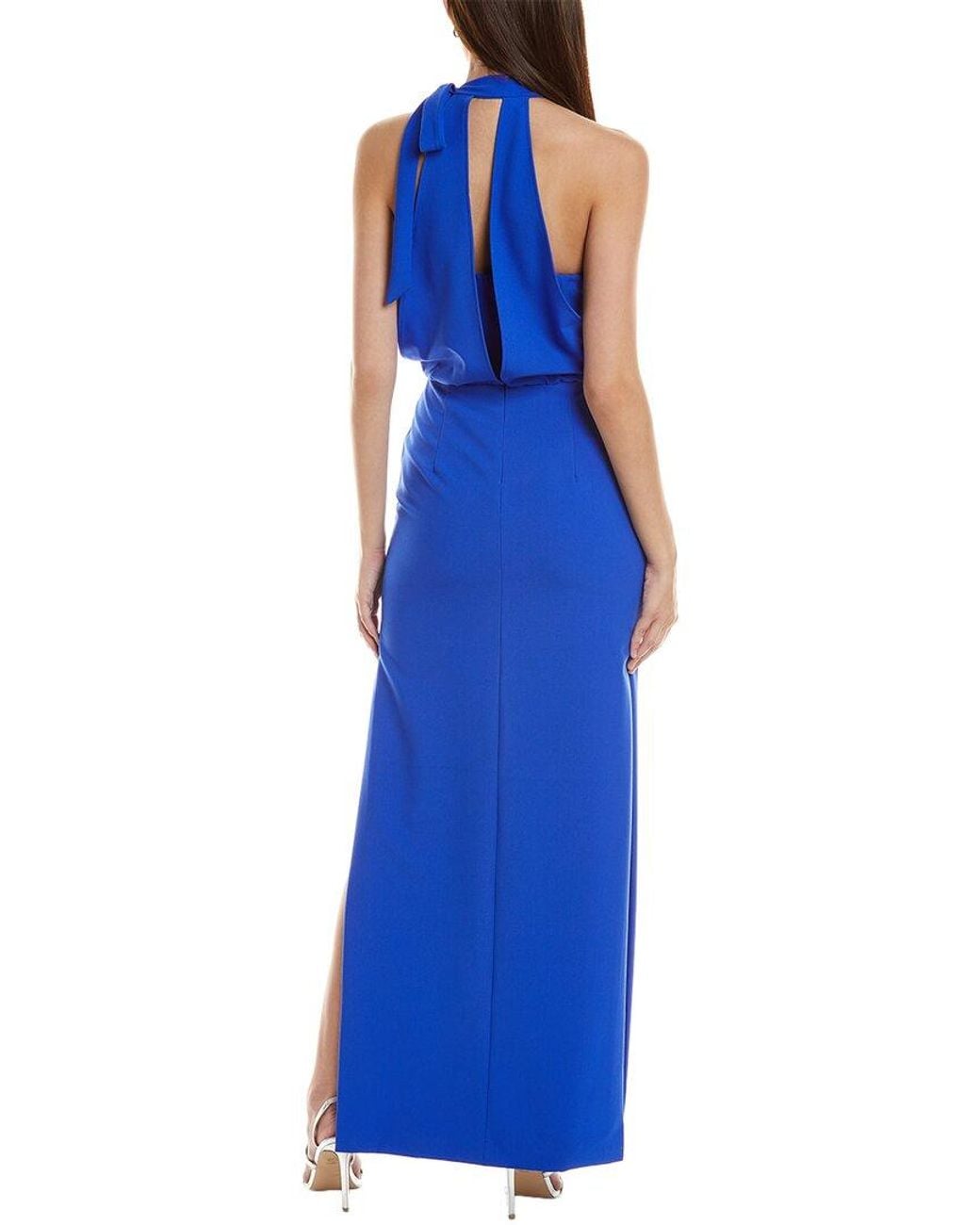 Black Halo Blue Annabeth Gown