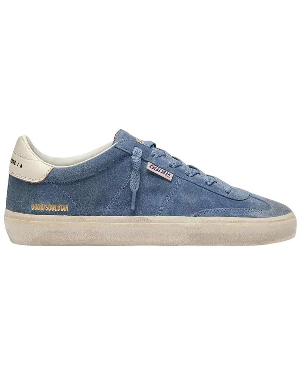 Golden Goose Deluxe Brand Blue Soul-Star Leather Sneaker