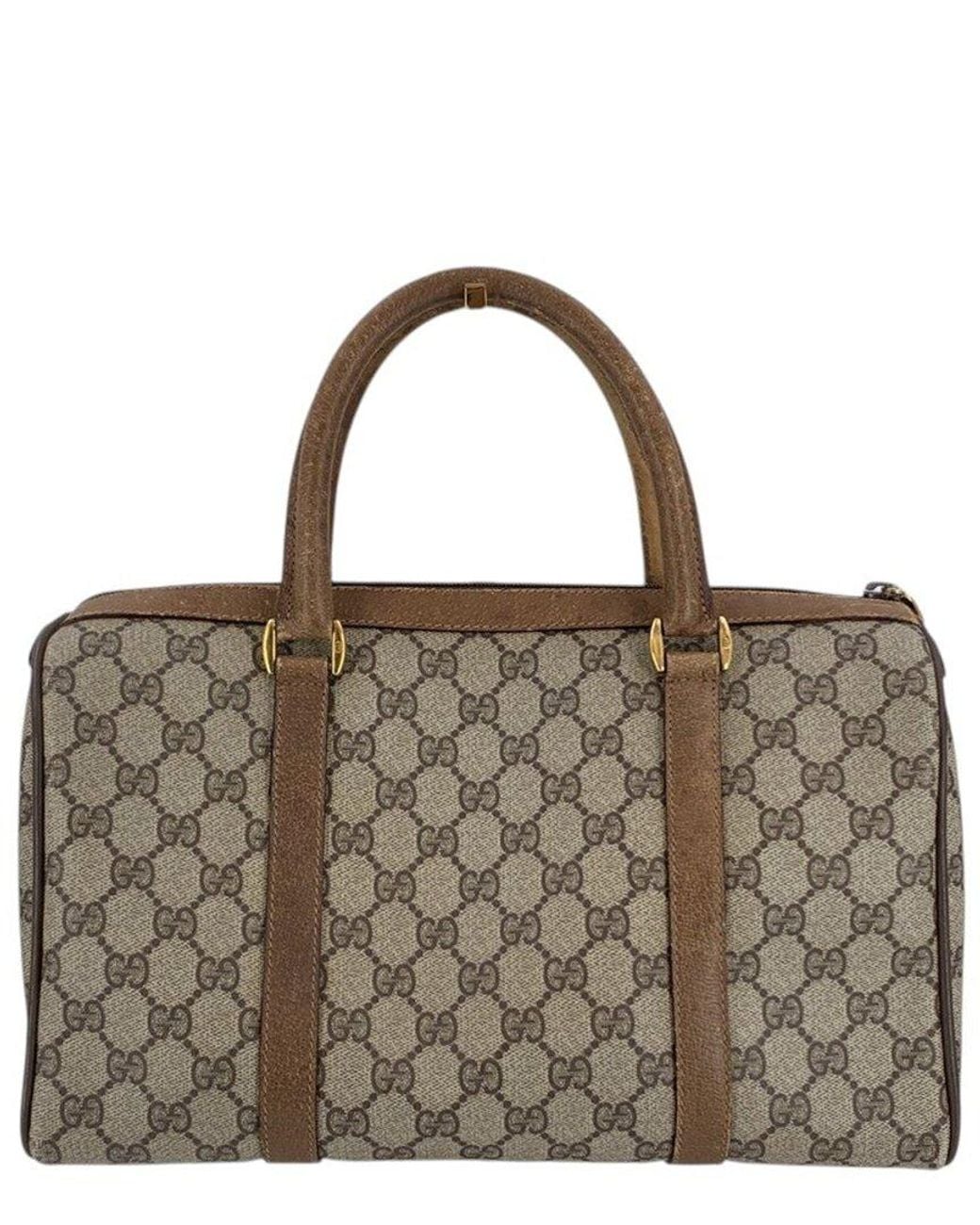 Gucci Brown Cotton Ophidia Handbag (Authentic Pre-Loved)