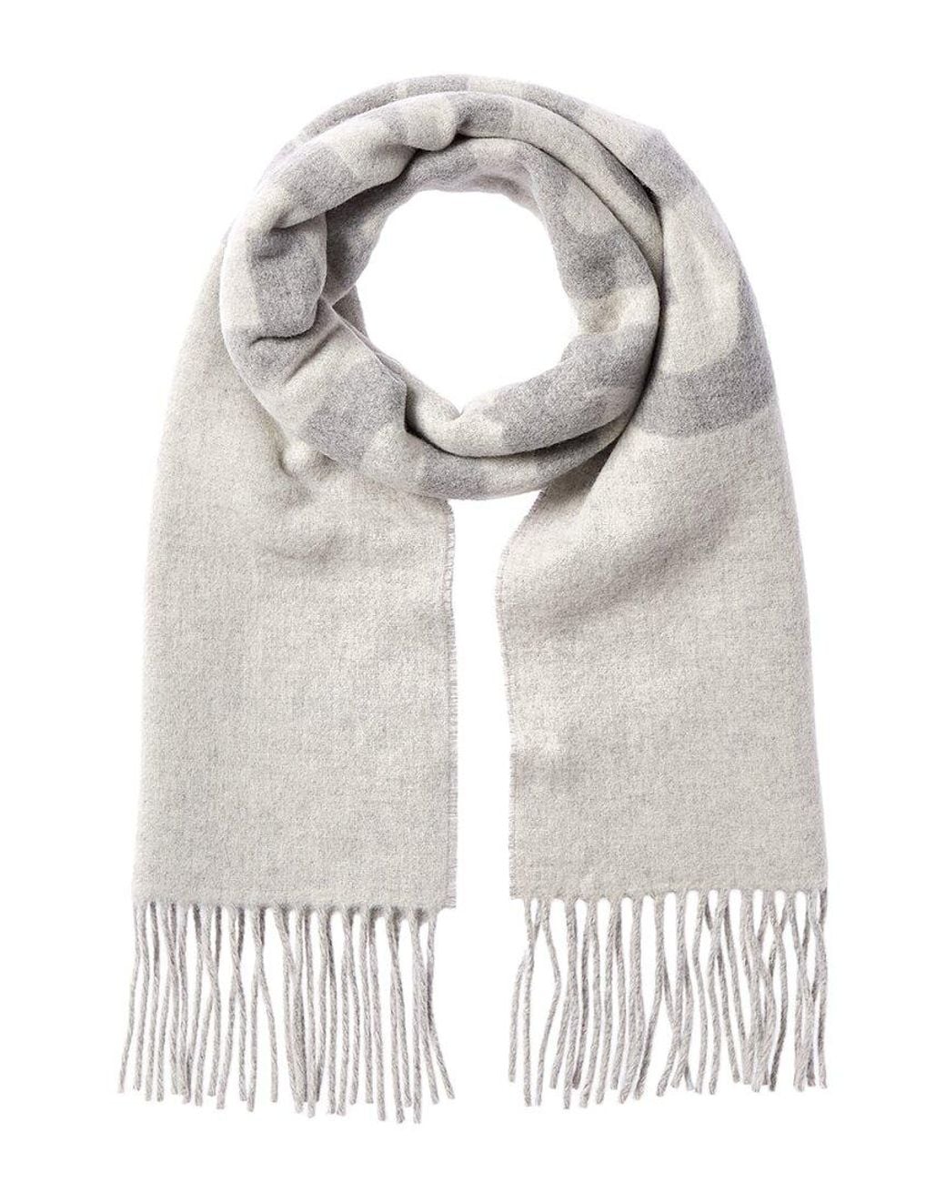 Jacquemus Gray Wool Scarf