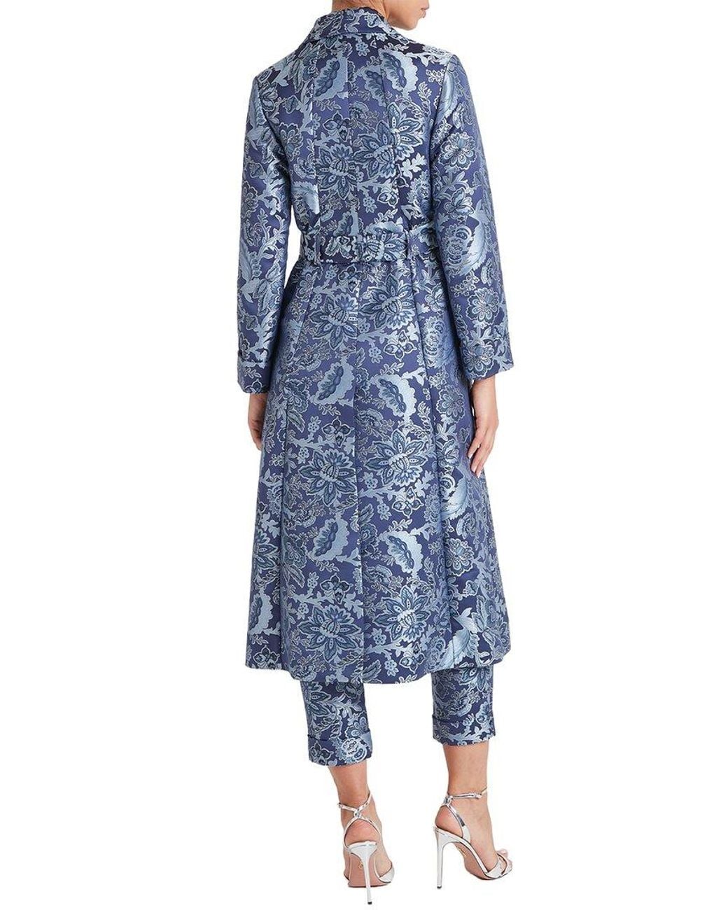 Temperley London Blue Francis Coat