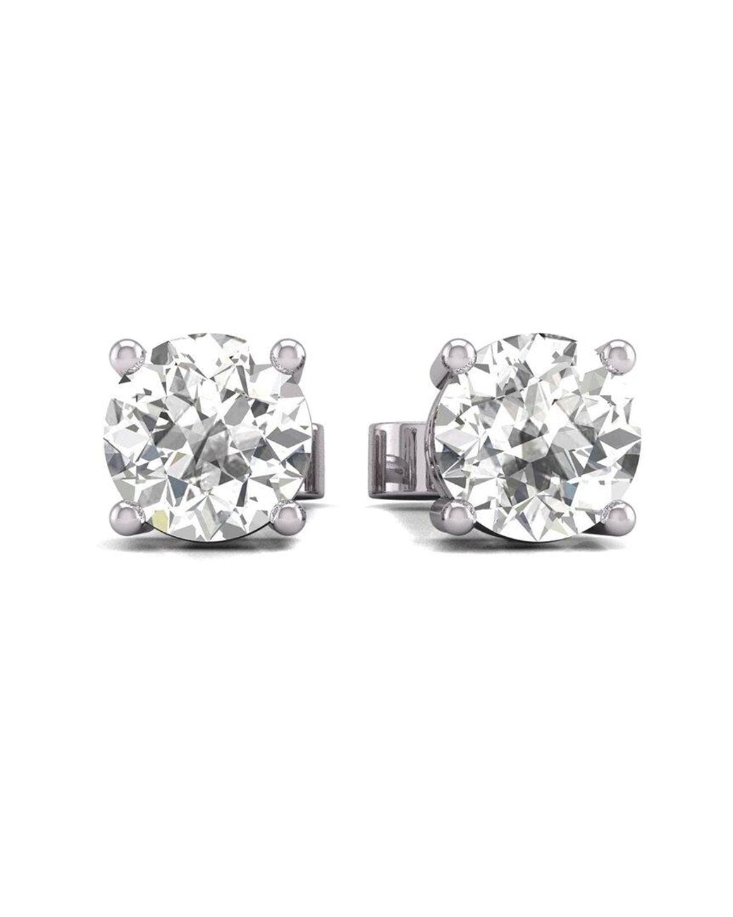 Diana M Metallic Diana M. Fine Jewelry 14K 1.00 Ct. Tw. Lab Grown Diamond Studs