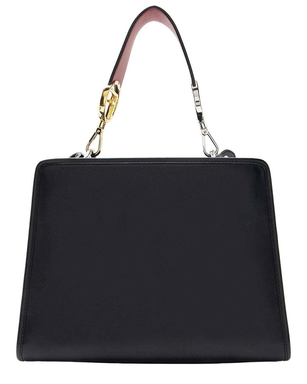 Fendi Black Ff Century Runaway Small Tote (authentic Pre-loved)