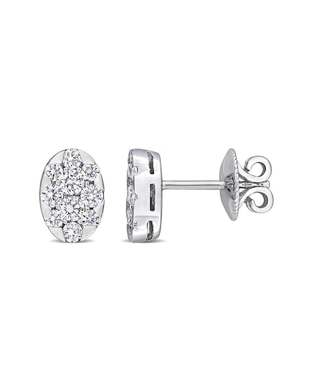 Rina Limor Metallic 14k 1.06 Ct. Tw. Diamond Studs