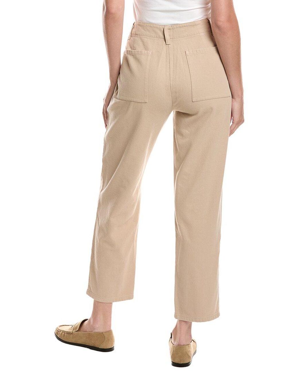 Eileen Fisher Natural Tapered Ankle Pant