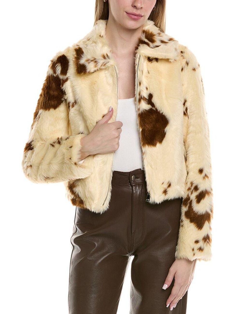 Adrienne Landau Natural Emory Jacket