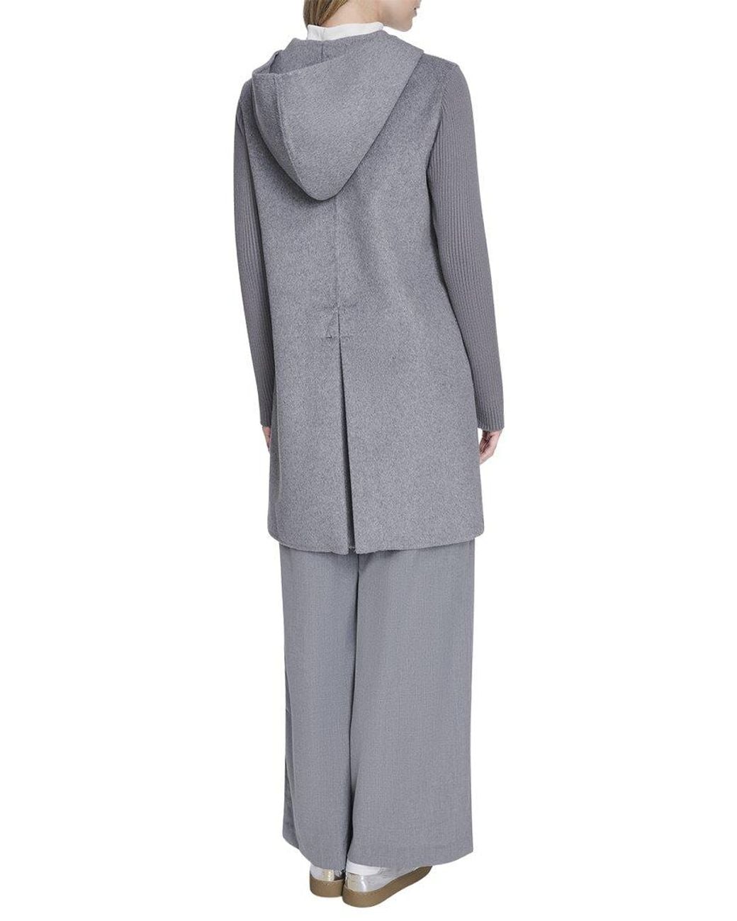 Kenneth Cole Blue Ladies Sb Hood Coat