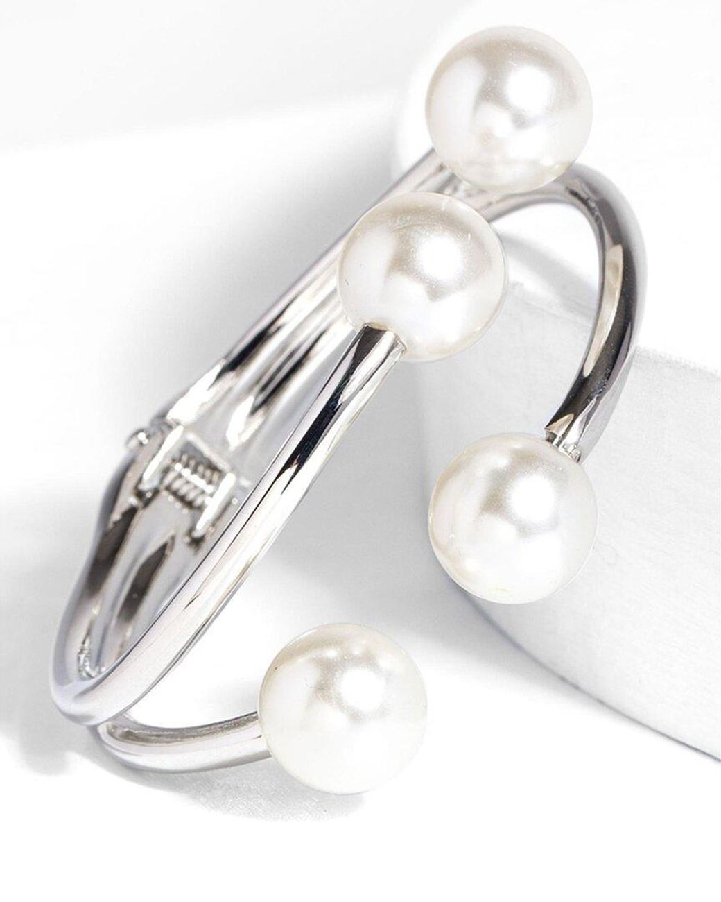 Saachi Multicolor Pearl Cuff Bracelet