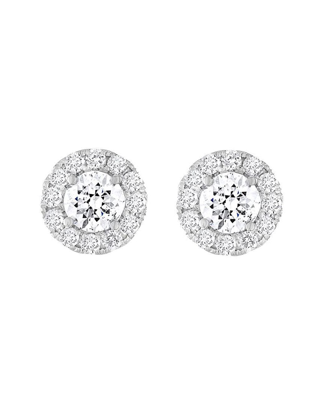 Diana M White Fine Jewelry 18k 0.62 Ct. Tw. Diamond Studs