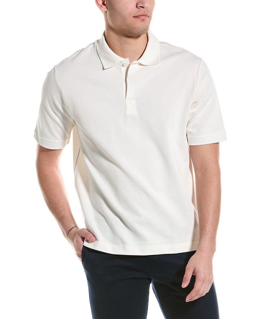 Burberry Polo T shirt in White for Men Lyst UK