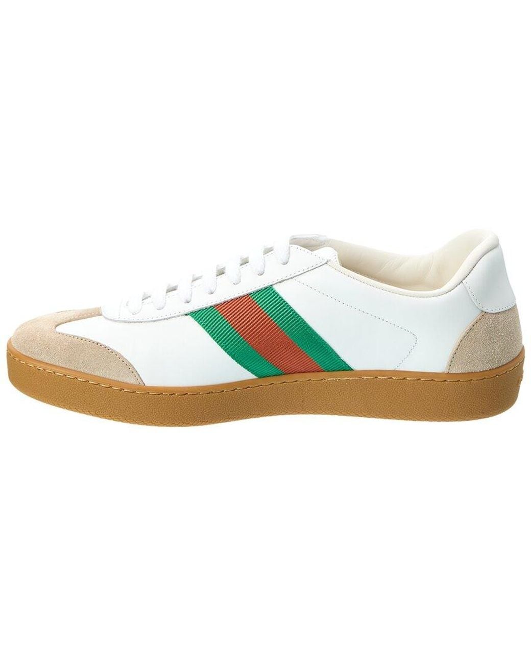 Gucci White Leather Sneaker