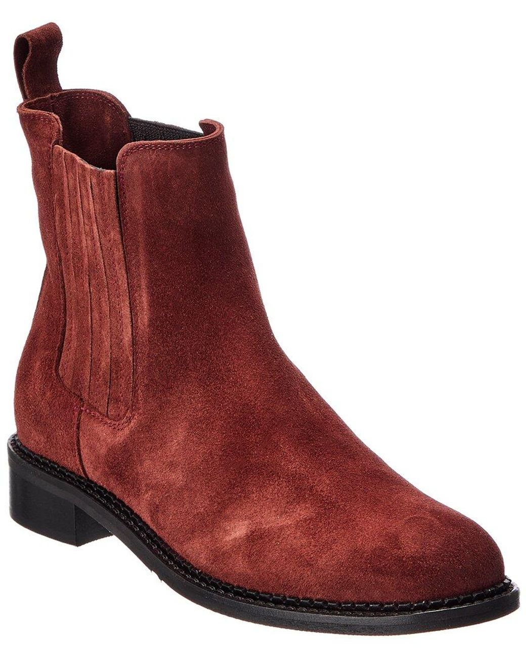 La Canadienne Red Siera Suede Chelsea Boot