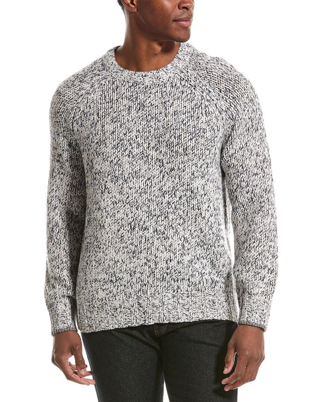 Brunello Cucinelli Gray Wool & Cashmere-blend Sweater for men