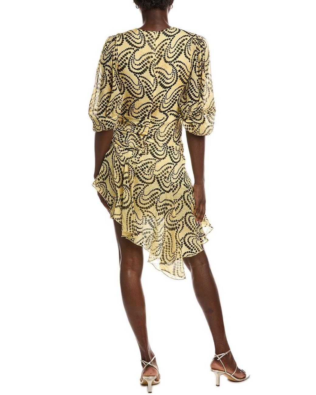 Sandro Metallic Woven Midi Dress