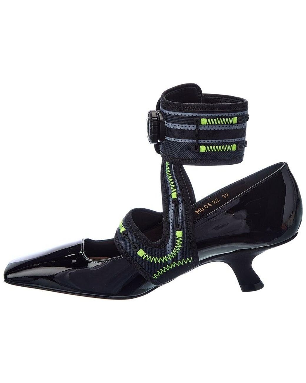 Dior Black 62-22 Patent Pump