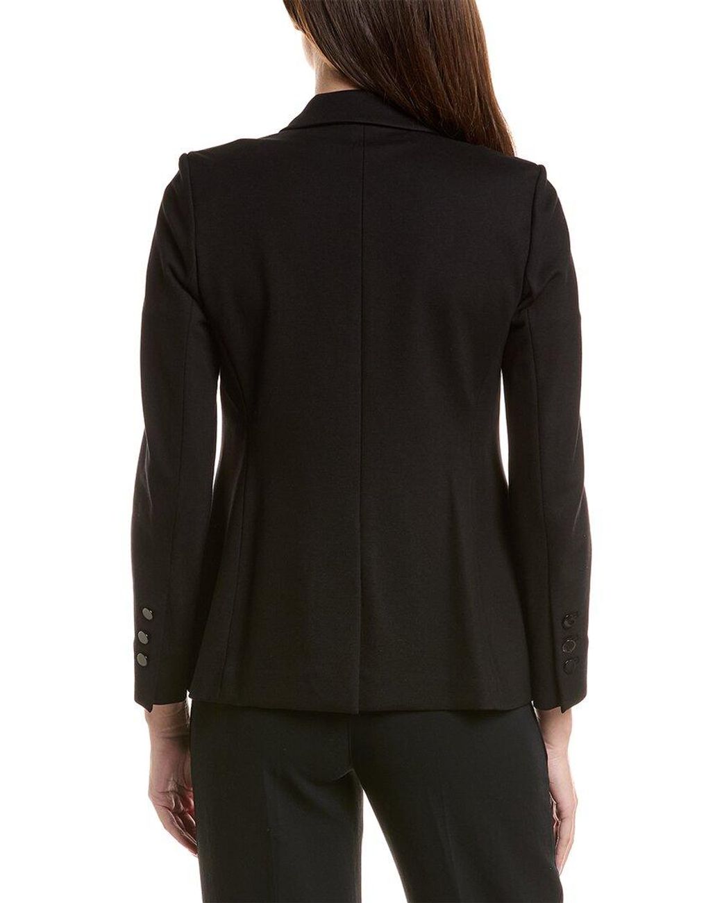 Anne Klein Black Petite Triple Pocket Jacket